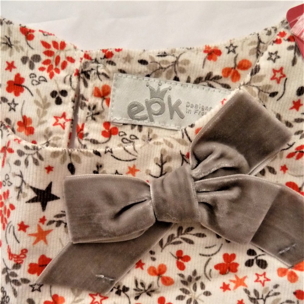 Corduroy Dress for girls/8. Designed in France.